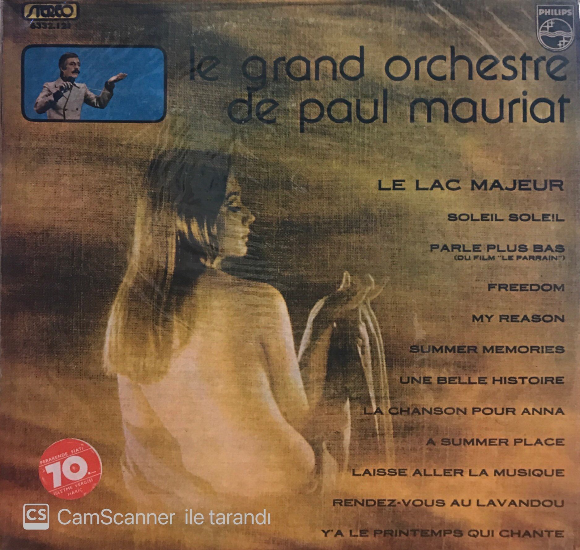 Le Grand Orchestre De Paul Mauriat – Le Lac Majeur LP