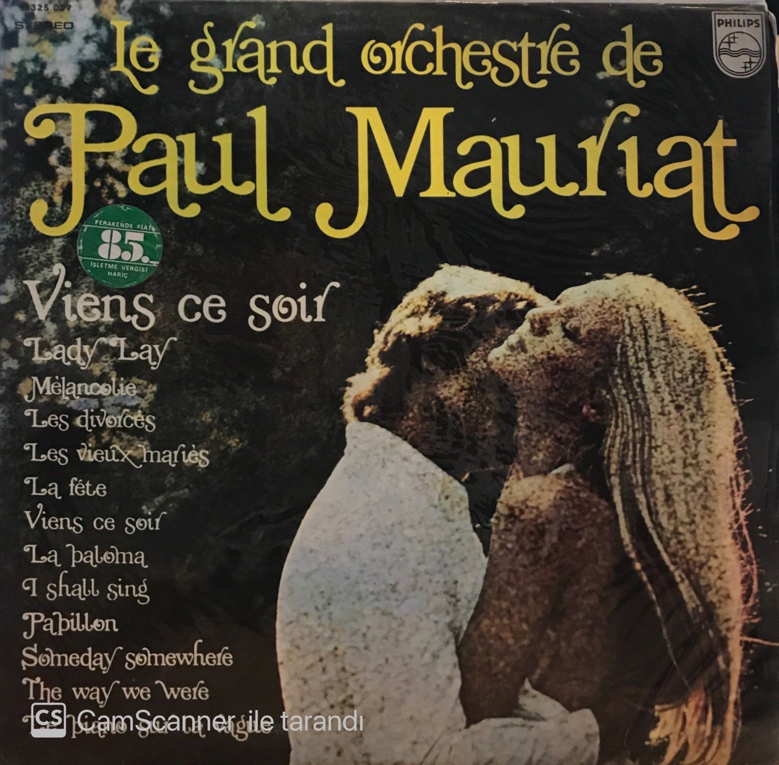 Le Grand Orchestre De Paul Mauriat – Viens Ce Soir LP