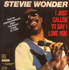 Stevie Wonder - I Just Called To Say I Love You 45'lik