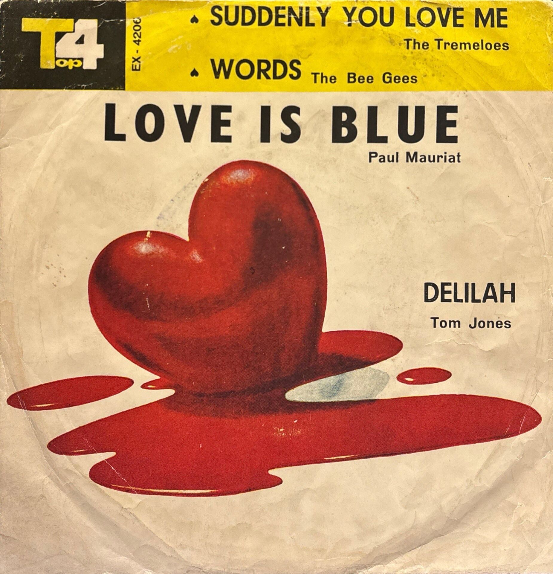 Paul Mauriat / Bee Gees / Tom Jones / The Tremeloes – Love Is Blue / Words / Delilah / Suddenly You Love Me