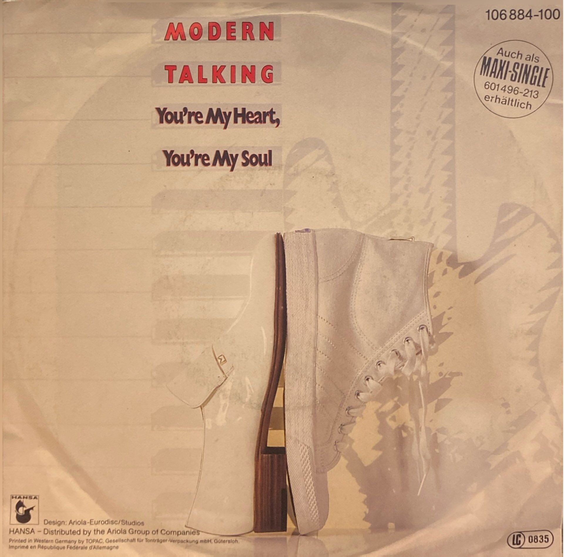 Modern Talking - You're My Heart, You're My Soul 45'lik