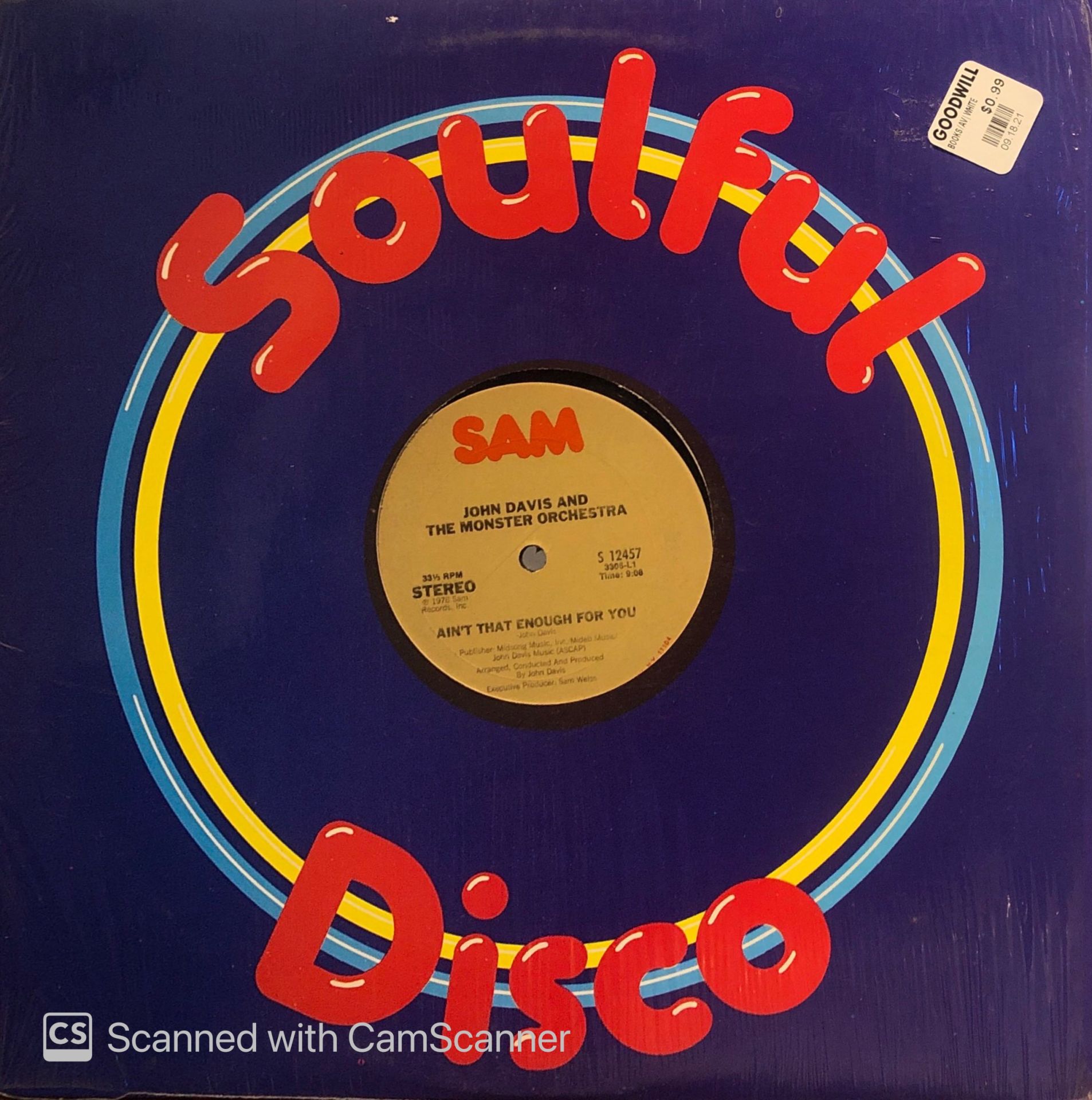 John Davis And The Monster Orchestra – Ain't That Enough For You / Disco Fever MAXI