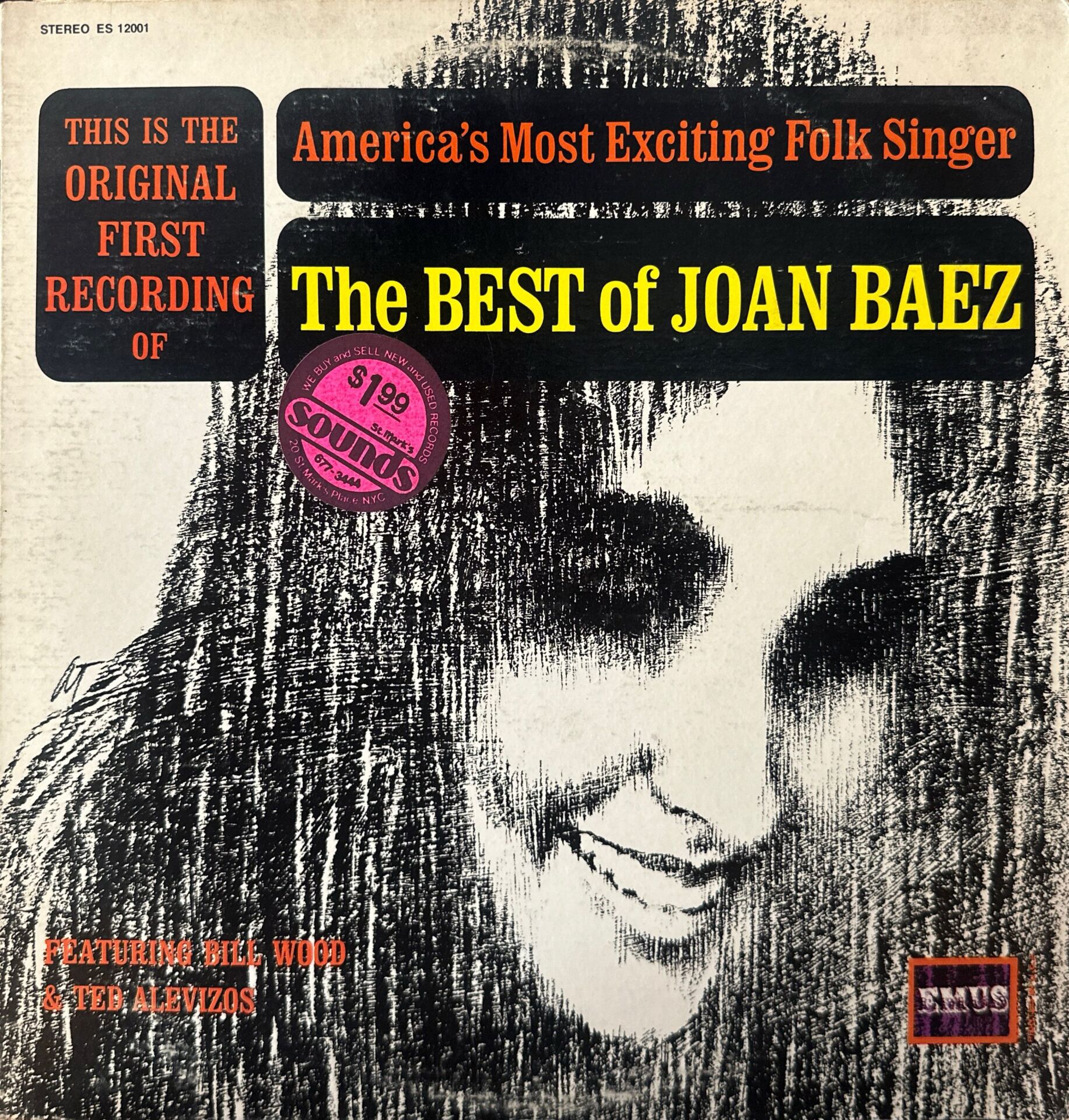 Joan Baez  – The Best Of Joan Baez LP