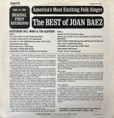 Joan Baez  – The Best Of Joan Baez LP