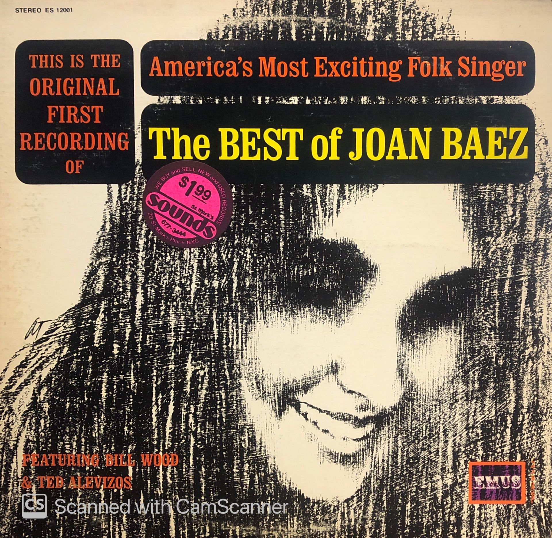 Joan Baez  – The Best Of Joan Baez LP