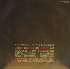 Talk Talk - Such A Shame / Again, A Game... Again 45'lik