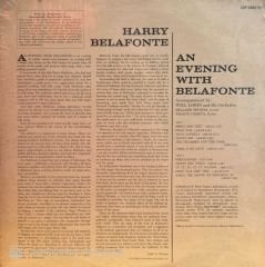 Harry Belafonte – An Evening With Belafonte LP