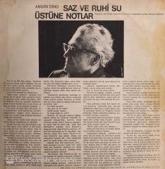 Ruhi Su – Şiirler - Türküler LP