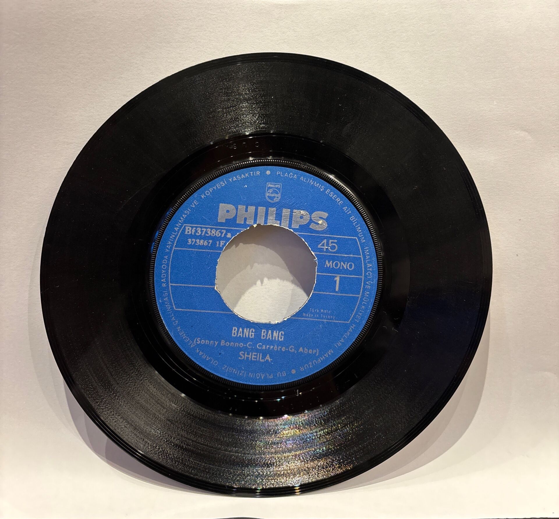 Sheila - Bang Bang / Le Pipeau 45'lik