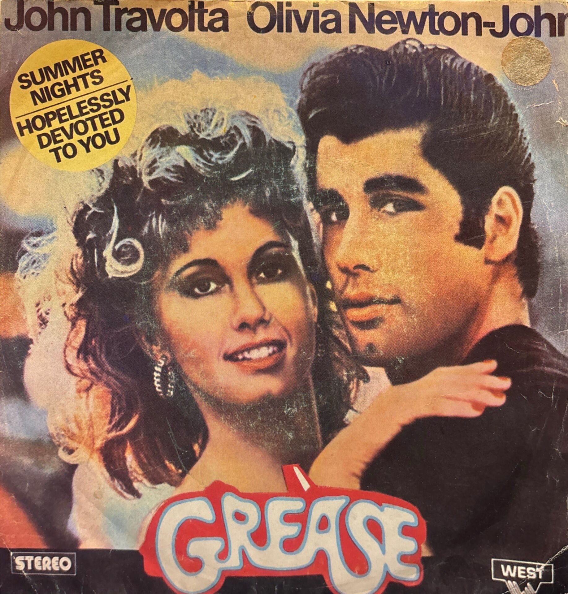 John Travolta, Olivia Newton-John & Cast* – Summer Nights / Hopelessly Devoted To You 45'lik