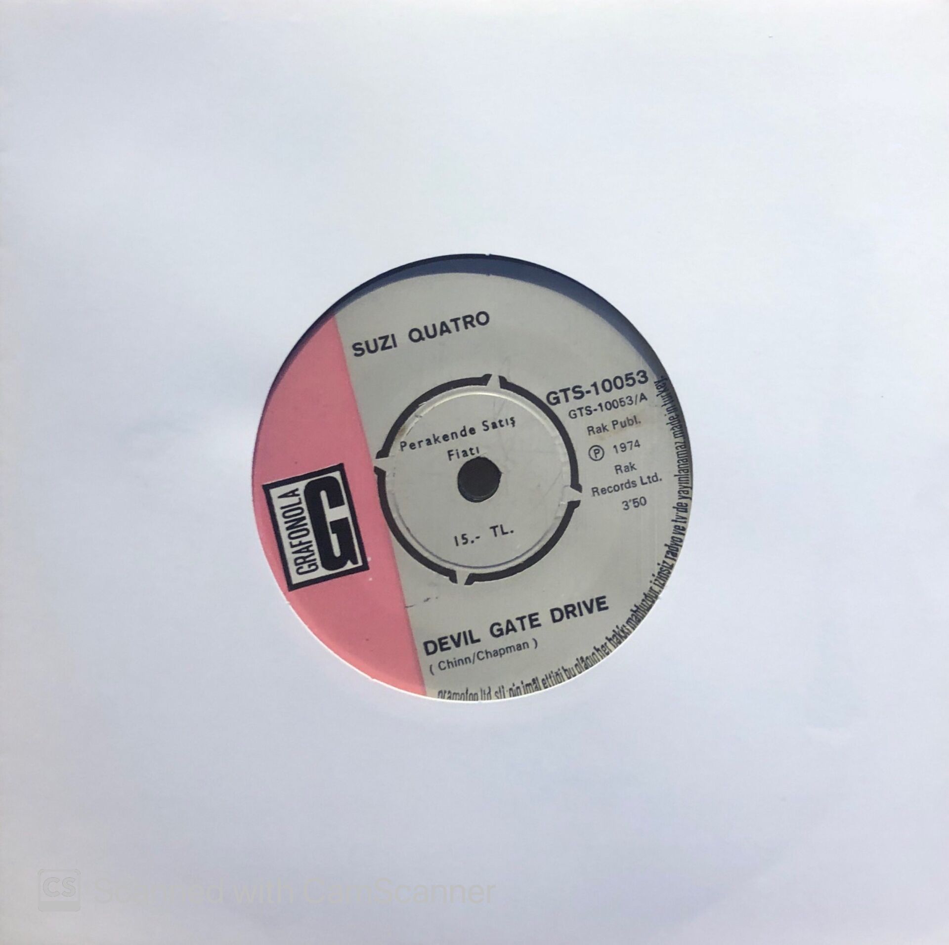 Suzi Quatro - Devil Gate Drive 45lik