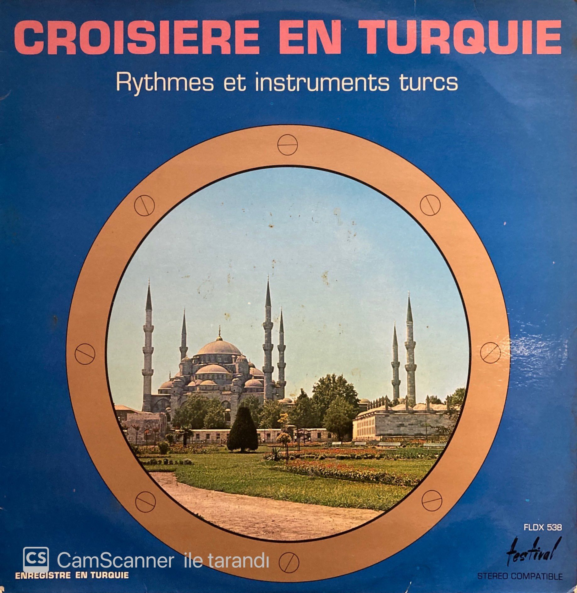Croisière En Turquie Vol. 1 Rythmes Et Instruments Turcs LP