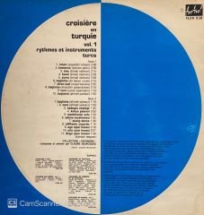 Croisière En Turquie Vol. 1 Rythmes Et Instruments Turcs LP