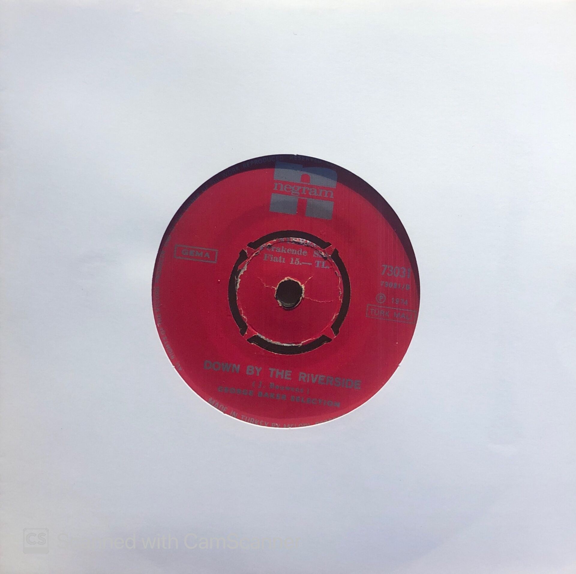 George Baker Selection - Down By The Riverside / Drink Drink Drink 45lik