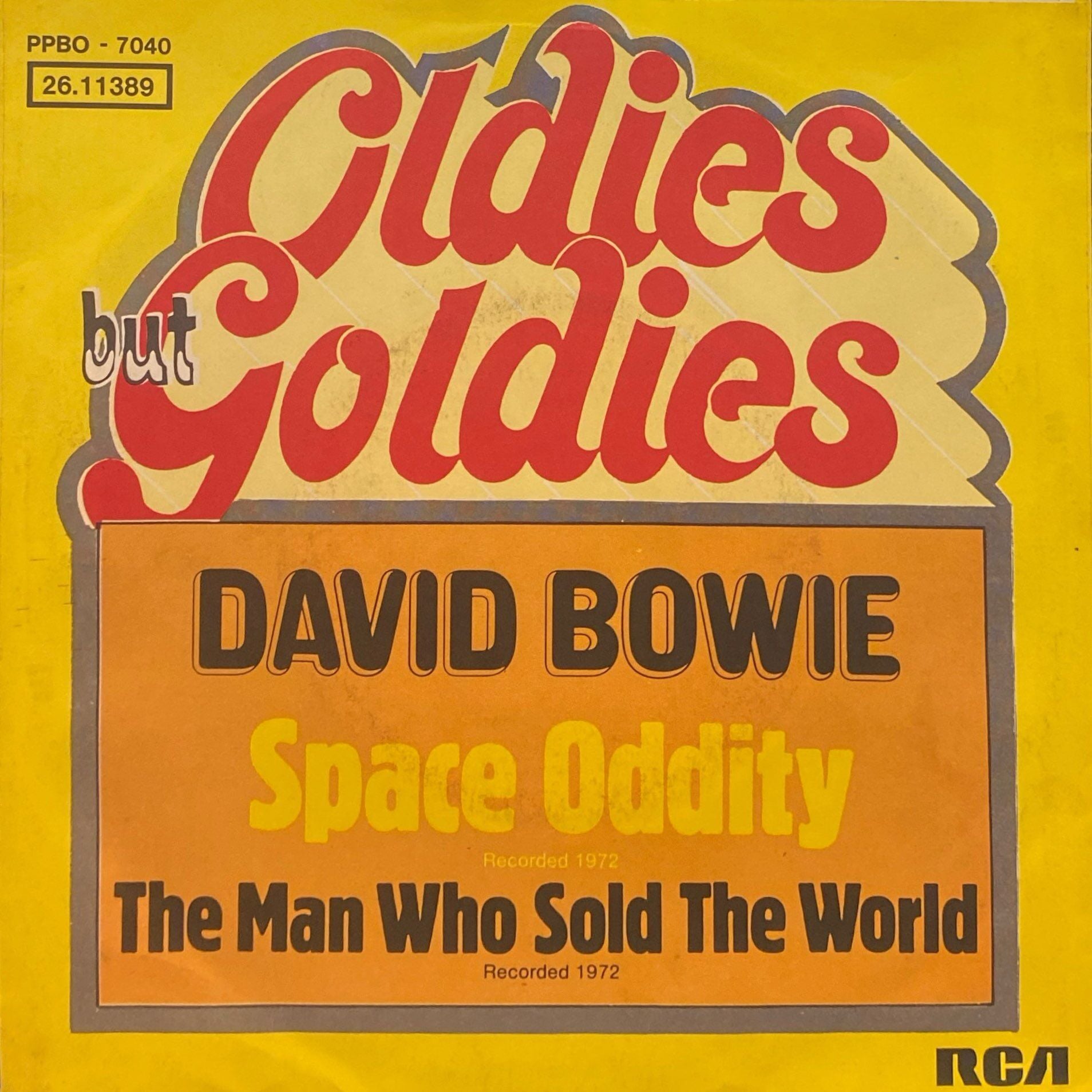 David Bowie – Space Oddity / The Man Who Sold The World 45'lik
