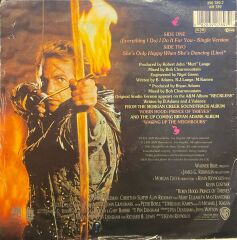 Bryan Adams – (Everything I Do) I Do It For You / She's Only Happy When She's Dancing (Live) 45'lik