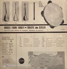 Yurttan Sesler Bağlama Ekibi Ve Korosu – Voices From Turkey = Türkiye'den Sesler LP