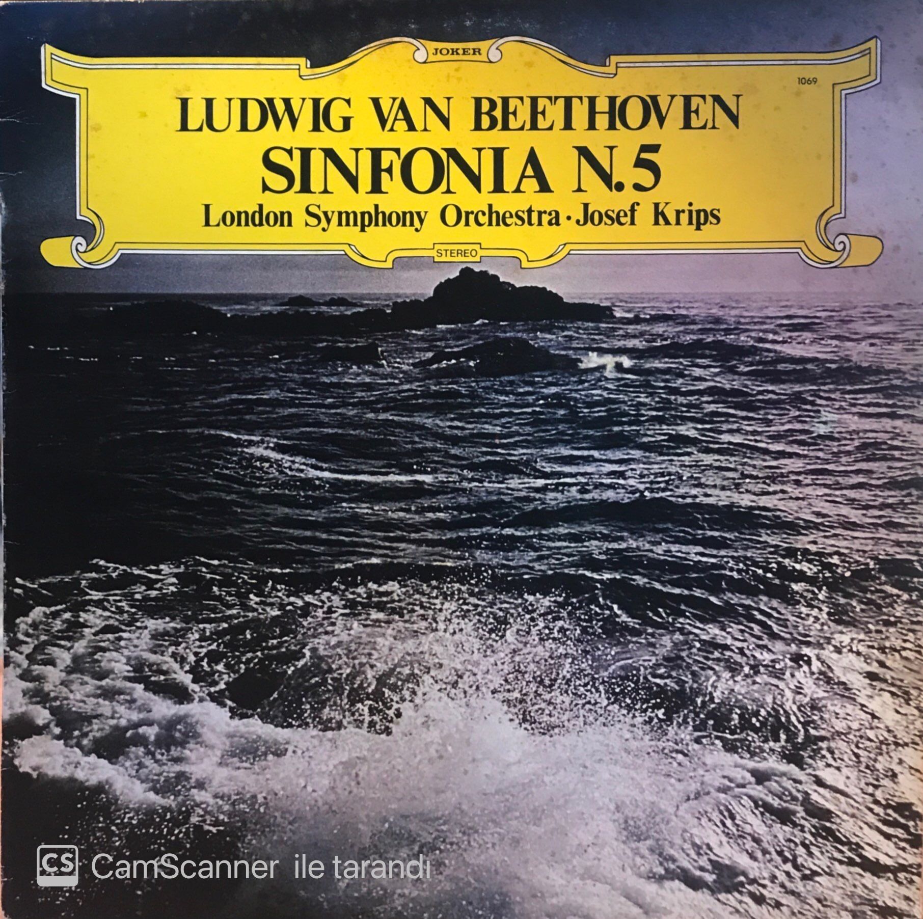 Beethoven*, Orchestra Sinfonica Di Londra*, Josef Krips – Sinfonia N°5 Op. 67 LP