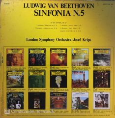 Beethoven*, Orchestra Sinfonica Di Londra*, Josef Krips – Sinfonia N°5 Op. 67 LP