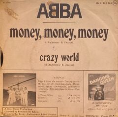 ABBA – Money, Money, Money / Crazy World 45'lik