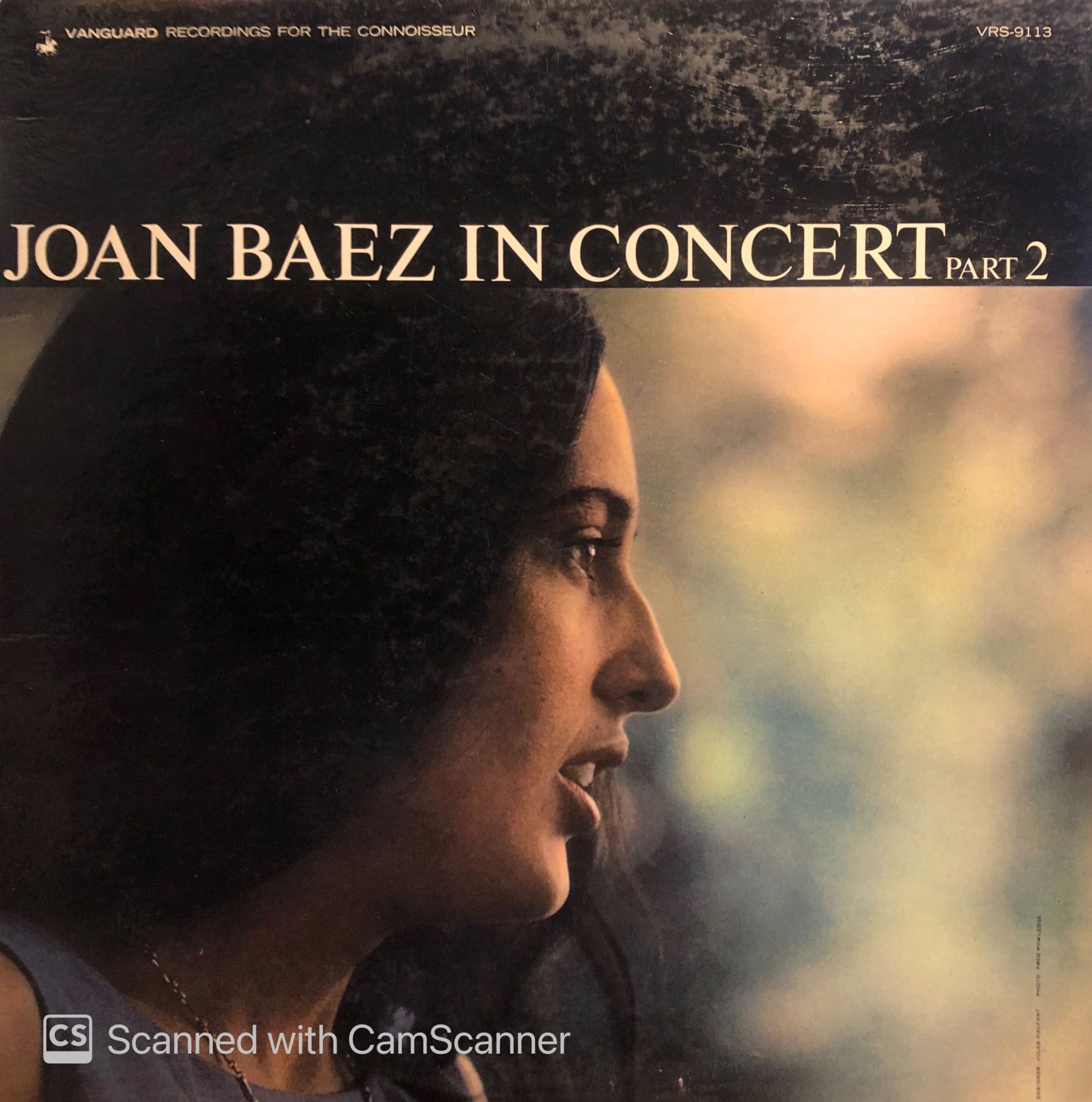 Joan Baez – Joan Baez In Concert, Part 2 LP