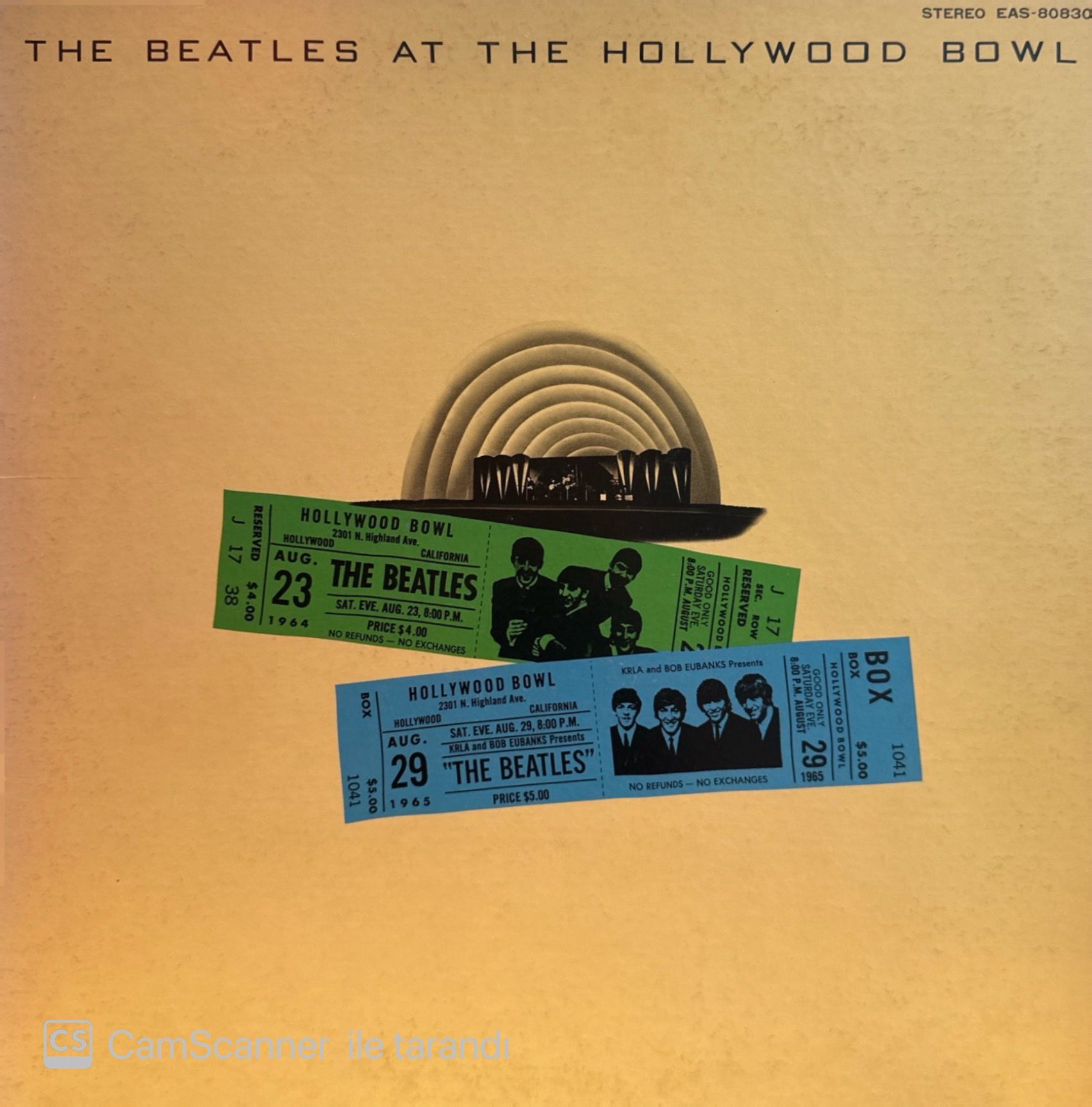 The Beatles – The Beatles At The Hollywood Bowl LP