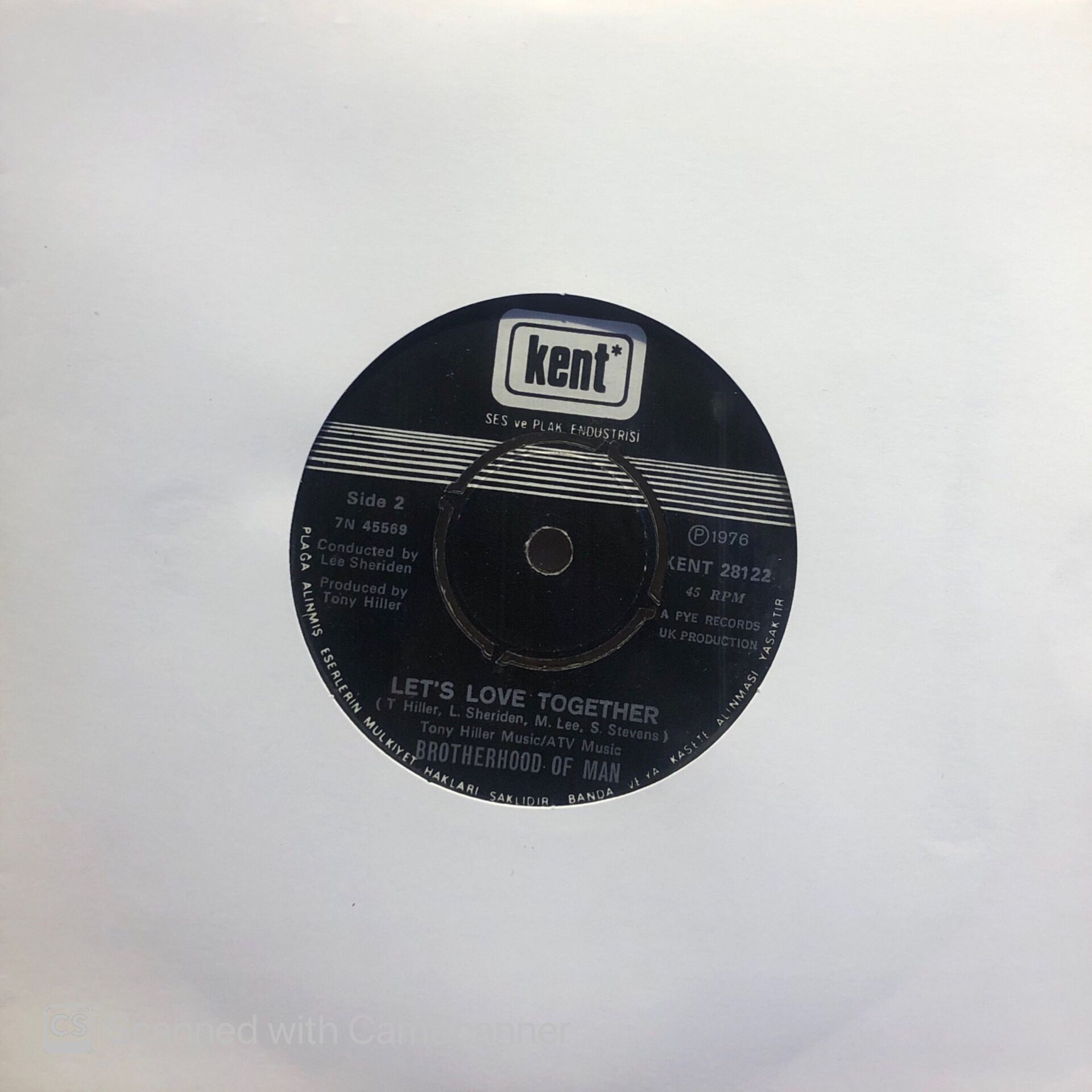 Brotherhood Of Man - Let's Love Together / Save Your Kisses For Me 45lik