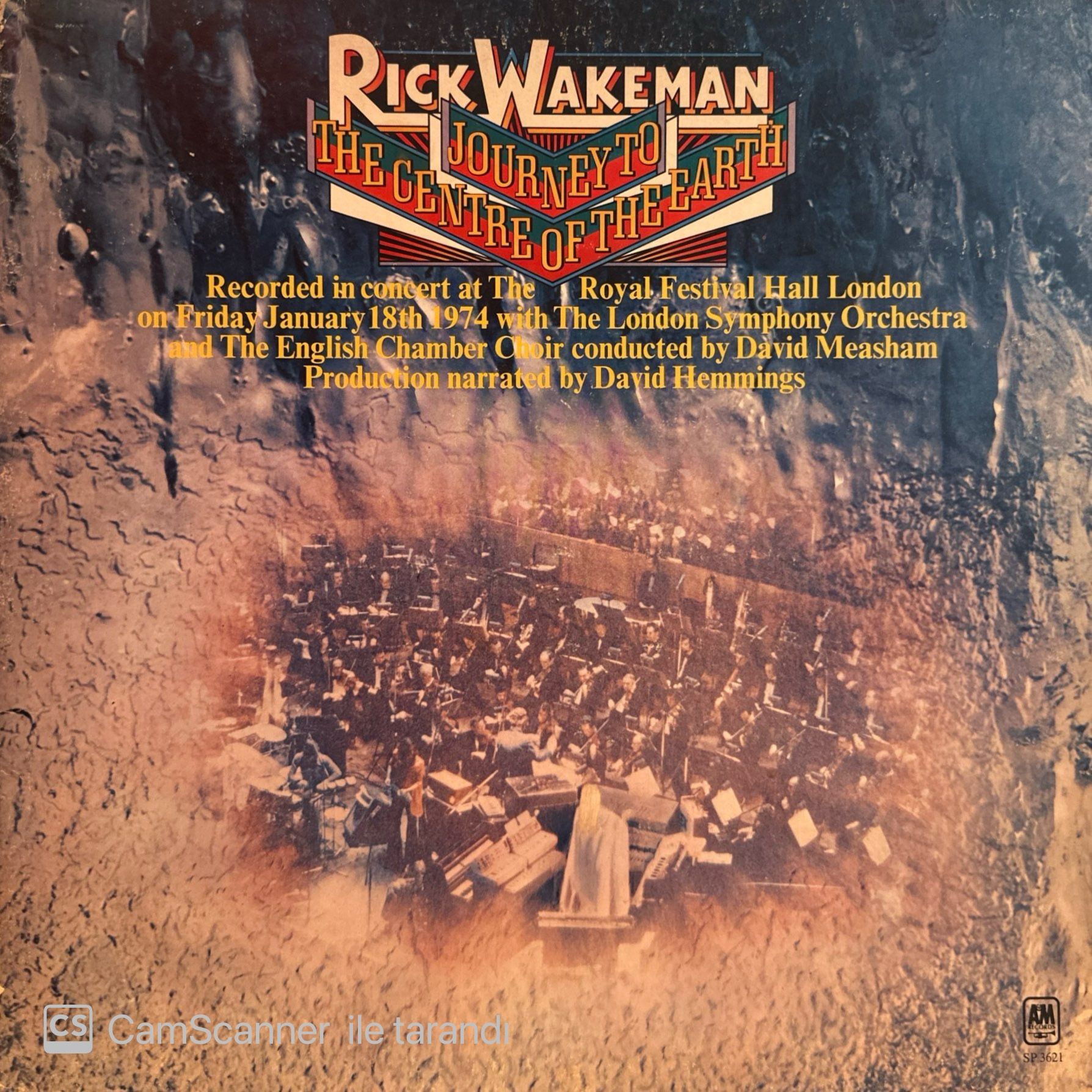 Rick Wakeman – Journey To The Centre Of The Earth LP