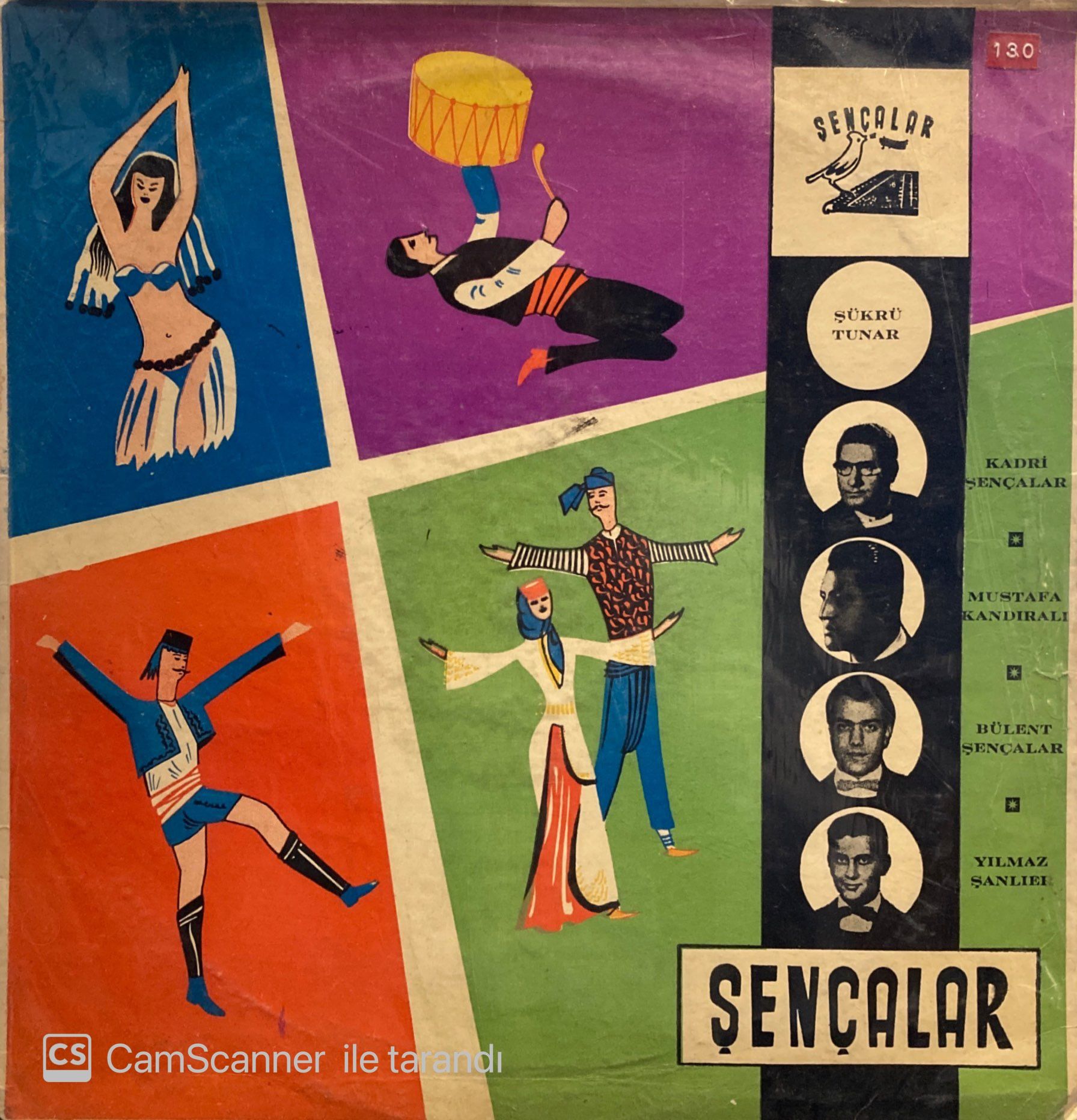 Şençalar - Kadri Şençalar, Mustafa Kandıralı, Bülent Şençalar, YIlmaz Şanlıel – Oyun Havaları LP