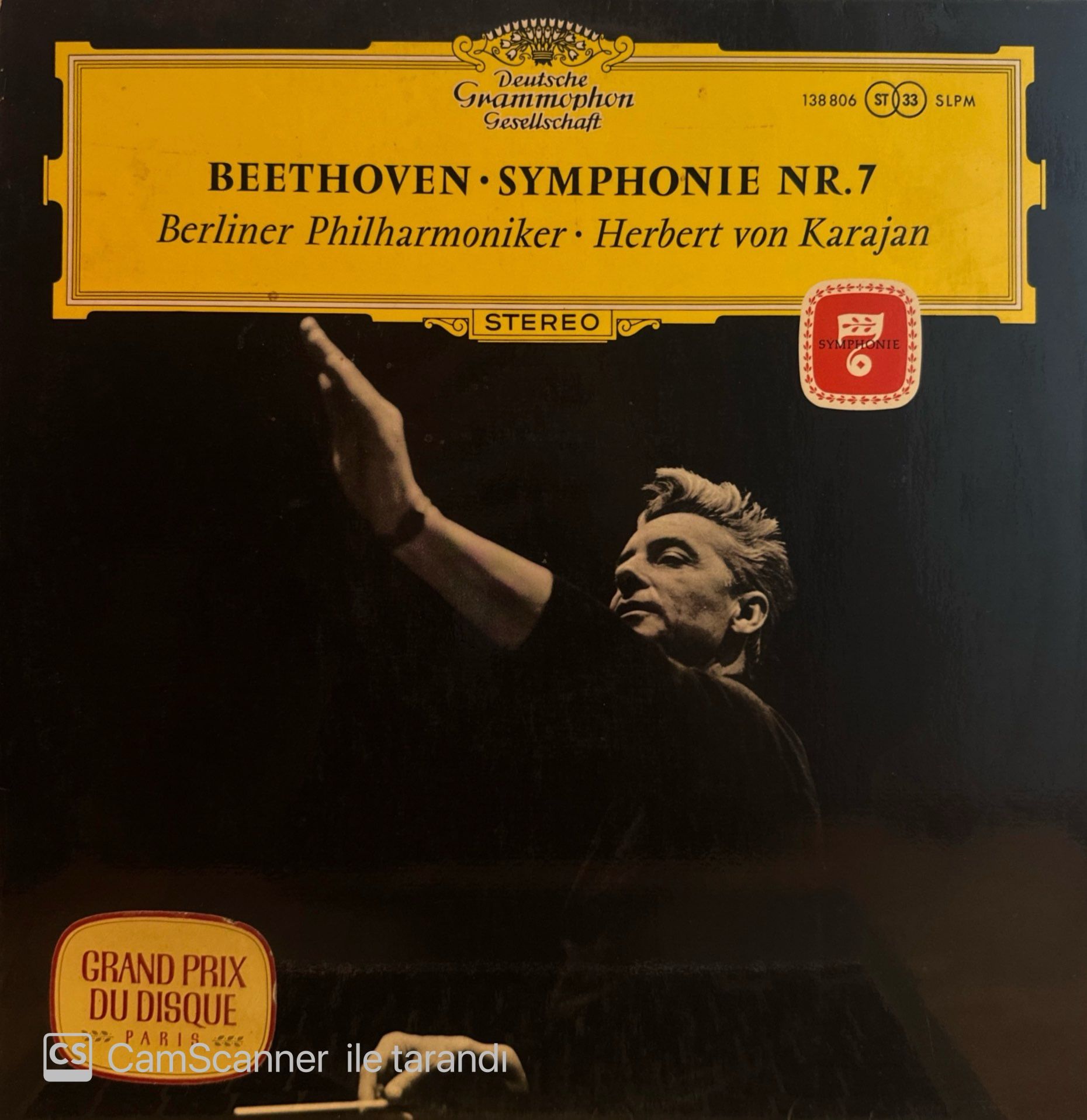 Beethoven* - Berliner Philharmoniker, Herbert von Karajan – Symphonie Nr. 7 LP