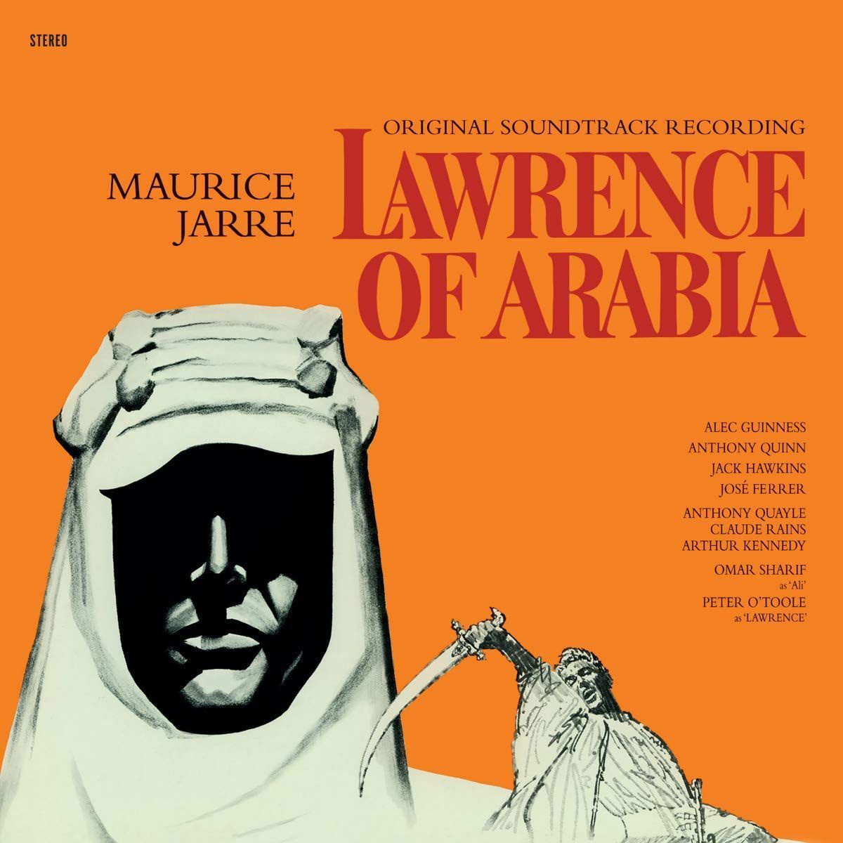 Lawrence Of Arabia Soundtrack ( Limited Edition in Transparent Red Colored Vinyl ) LP