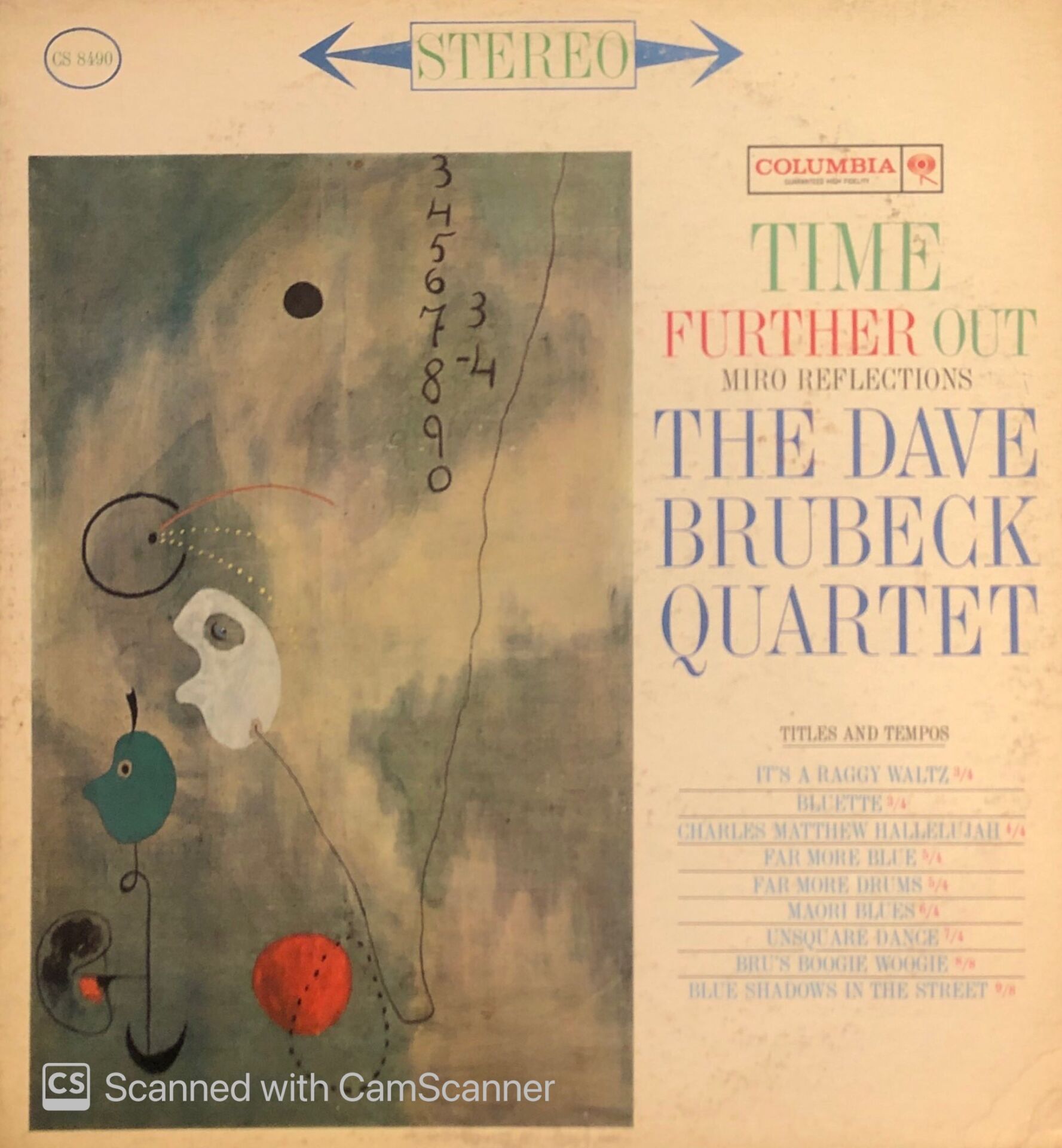 The Dave Brubeck Quartet – Time Further Out (Miro Reflections) LP