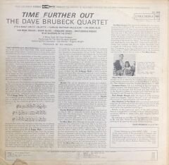 The Dave Brubeck Quartet – Time Further Out (Miro Reflections) LP