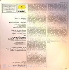 Rodrigo*, Siegfried Behrend, Nicanor Zabaleta – Concierto De Aranjuez / Concert Serenade For Harp LP