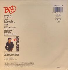Michael Jackson – Bad / I Can't Help It 45'lik