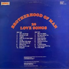 Brotherhood Of Man – 20 Love Songs LP
