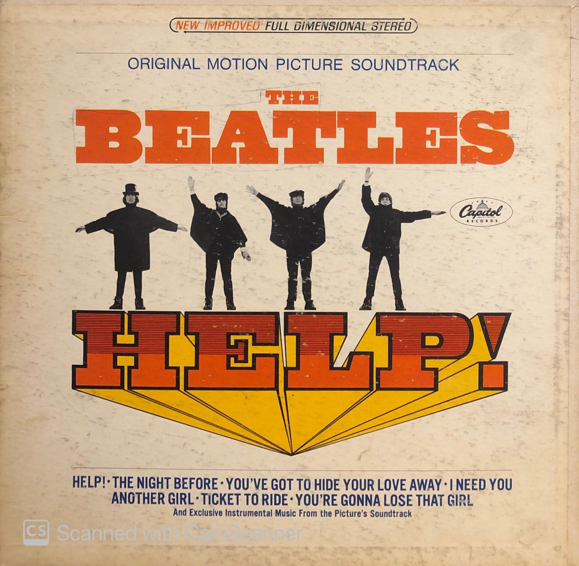 The Beatles – Help! (Original Motion Picture Soundtrack) LP