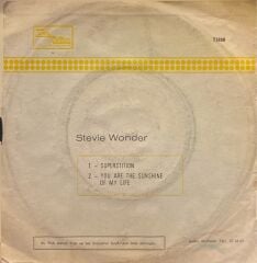 Stevie Wonder – Superstition / You Are The Sunshine Of My Life 45'lik