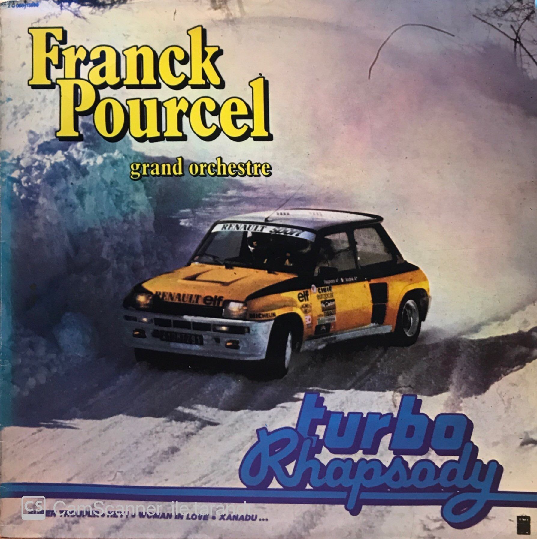 Franck Pourcel Grand Orchestre – Turbo Rhapsody LP
