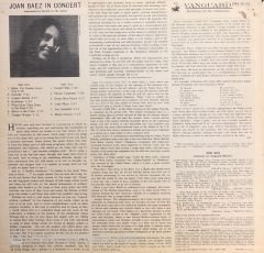 Joan Baez – Joan Baez In Concert. Part.1 LP