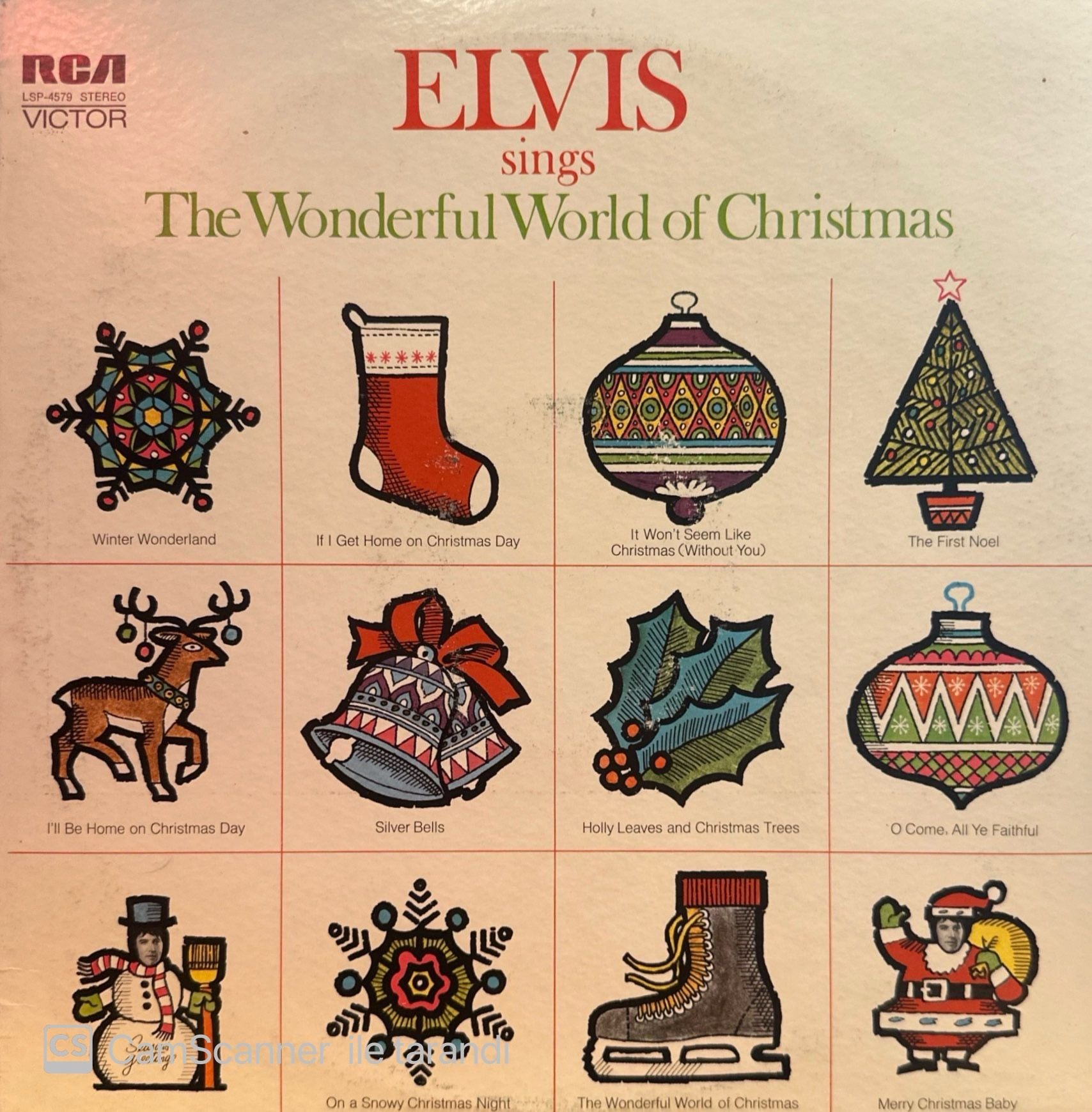 Elvis Presley – Elvis Sings The Wonderful World Of Christmas LP