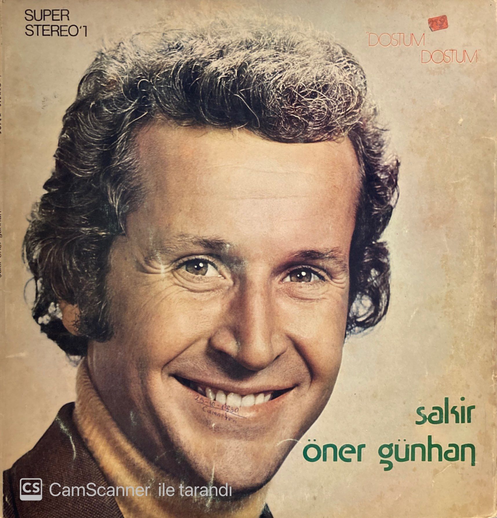 Şakir Öner Günhan – Dostum Dostum LP
