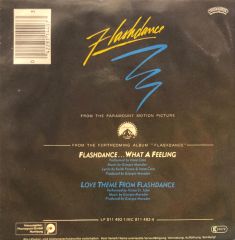 Irene Cara – Flashdance... What A Feeling / Love Theme From ''Flashdance'' (Instrumental) 45'lik
