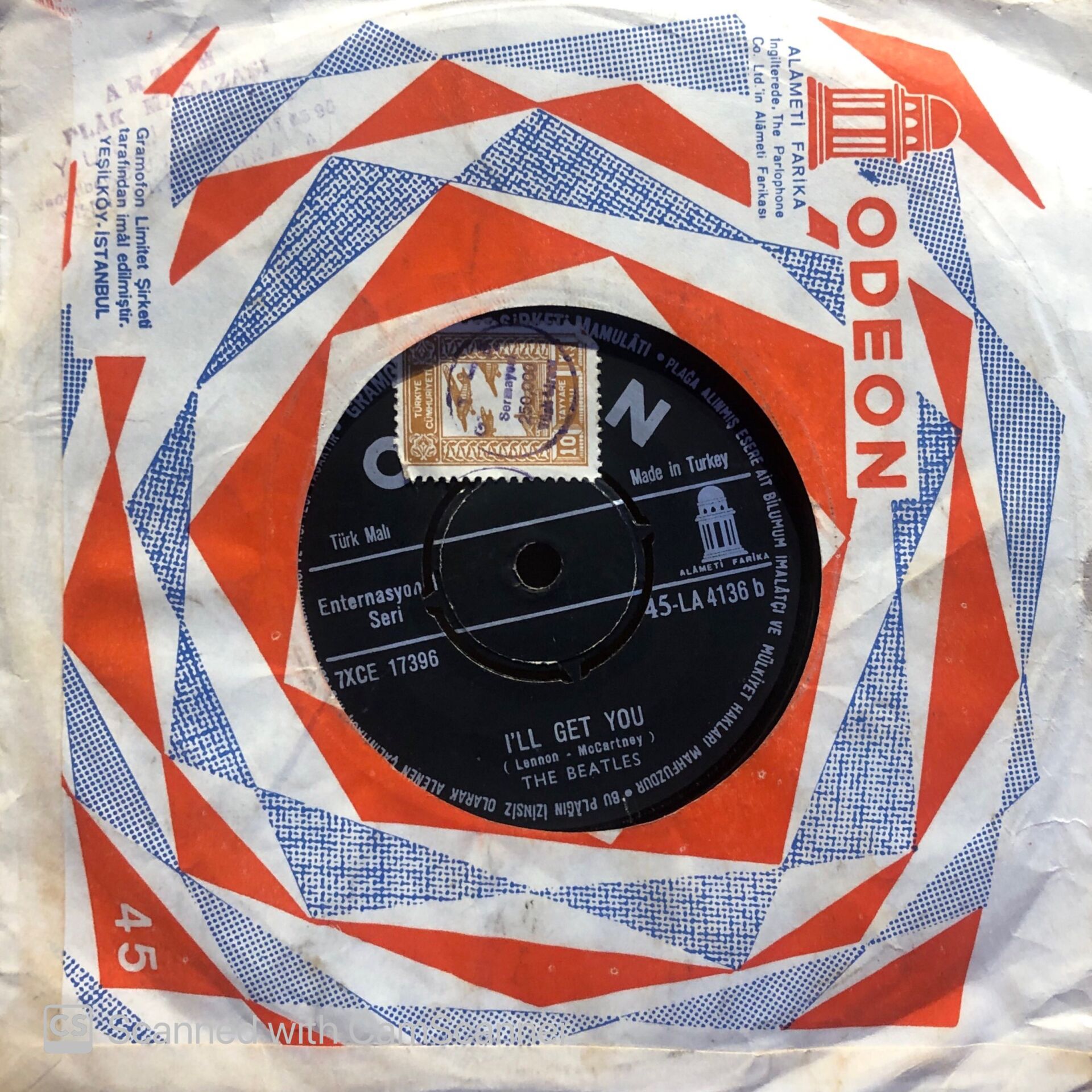 The Beatles - I'll Get You / She Loves yOU 45LİK
