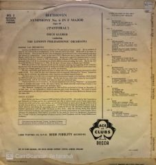 Beethoven* - London Philharmonic Orchestra, Erich Kleiber – Symphony No. 6 (''Pastoral'') In F Major, Op. 68 LP