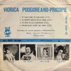 Viorica Podgoreanu-Pricopie - Pe Sub Luna Pe Sub Stele 45lik