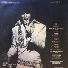Elvis Presley – On Stage - February, 1970 LP