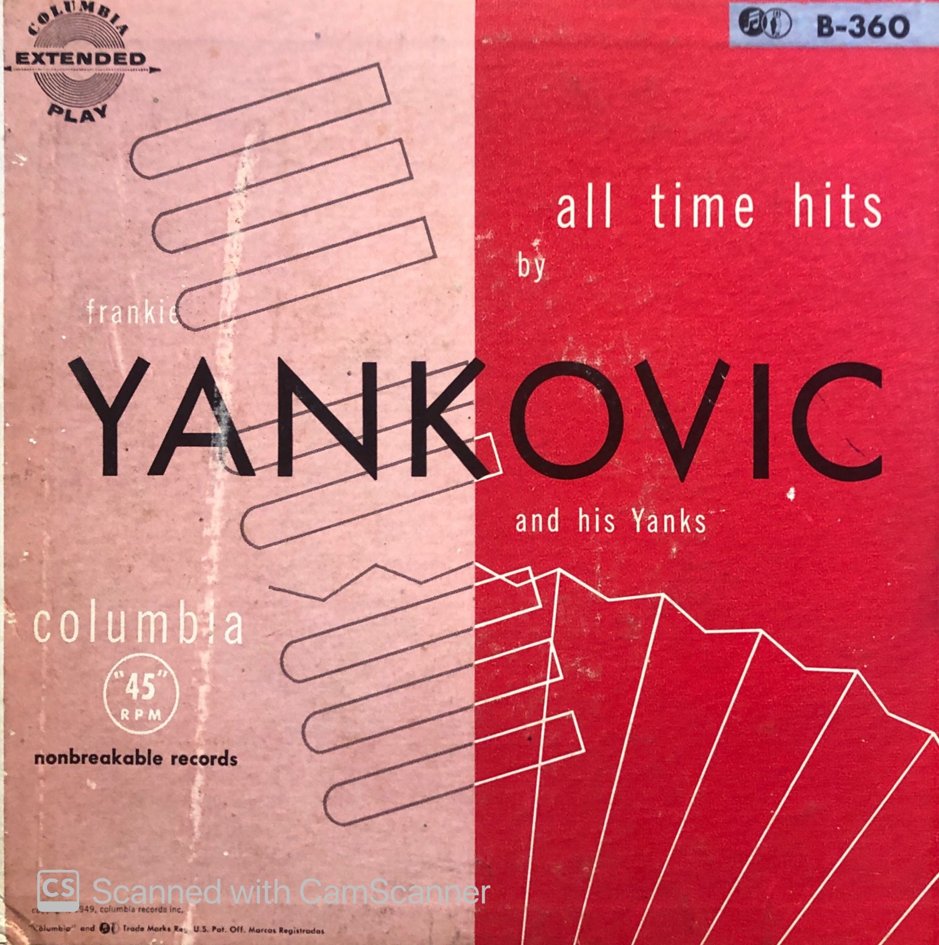 Yankovic and His Yanks - All Time Hits 45lik