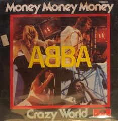 ABBA – Money Money Money / Crazy World 45'lik