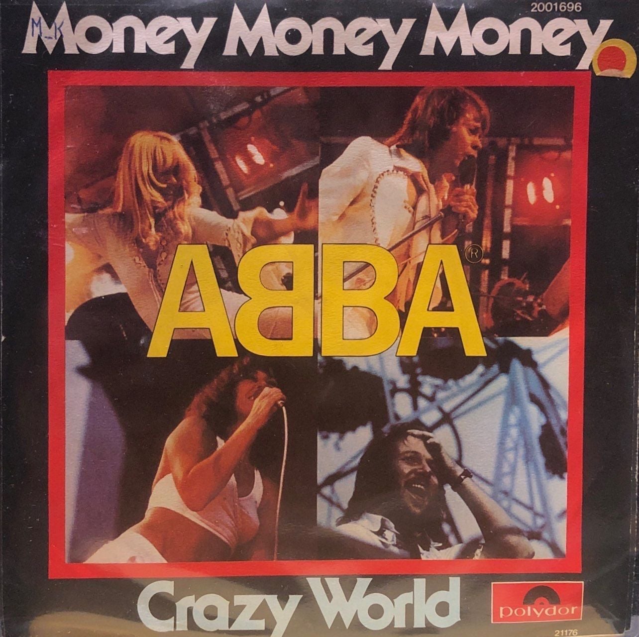 ABBA – Money Money Money / Crazy World 45'lik
